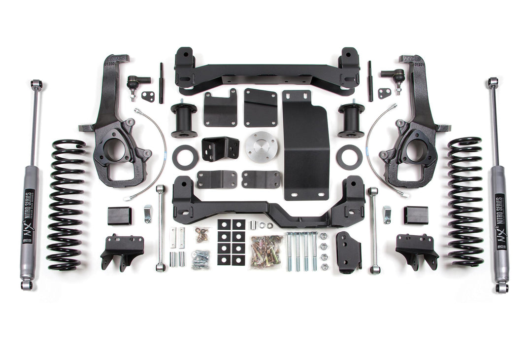 6 Inch Lift Kit Ram 1500 13-18 4WD 3 Inch Coil Springs Fox 2.0 Performance BDS671FS