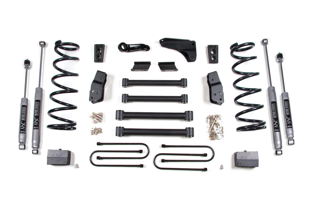 6 Inch Lift Kit Dodge Ram 2500/3500 2008 4WD Gas Leaf Springs 4 Inch Axle Fox 2.0 Performance BDS687FS