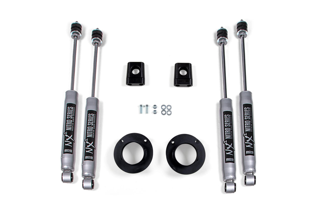 2 Inch Leveling Kit Ram 2500 14-24 4WD NX2 Nitro Shocks BDS695H