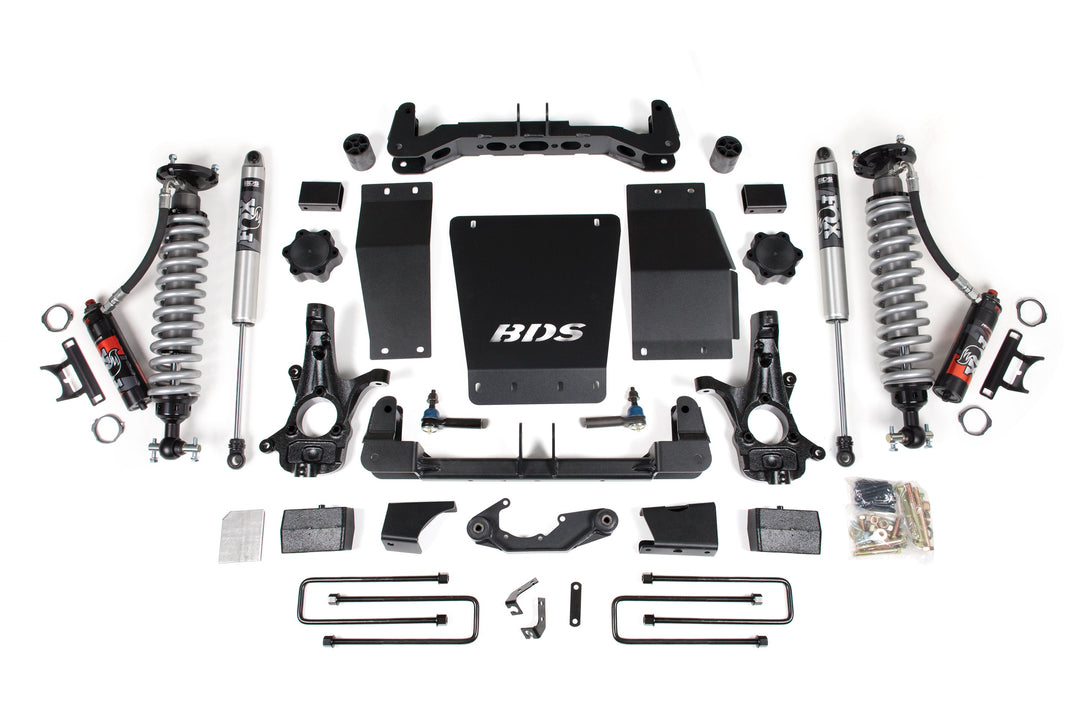 4 Inch Lift Kit FOX 2.0 Performance Block Kit Cast Steel Coil-Over 14-18 Silverado/Sierra 1500 4WD