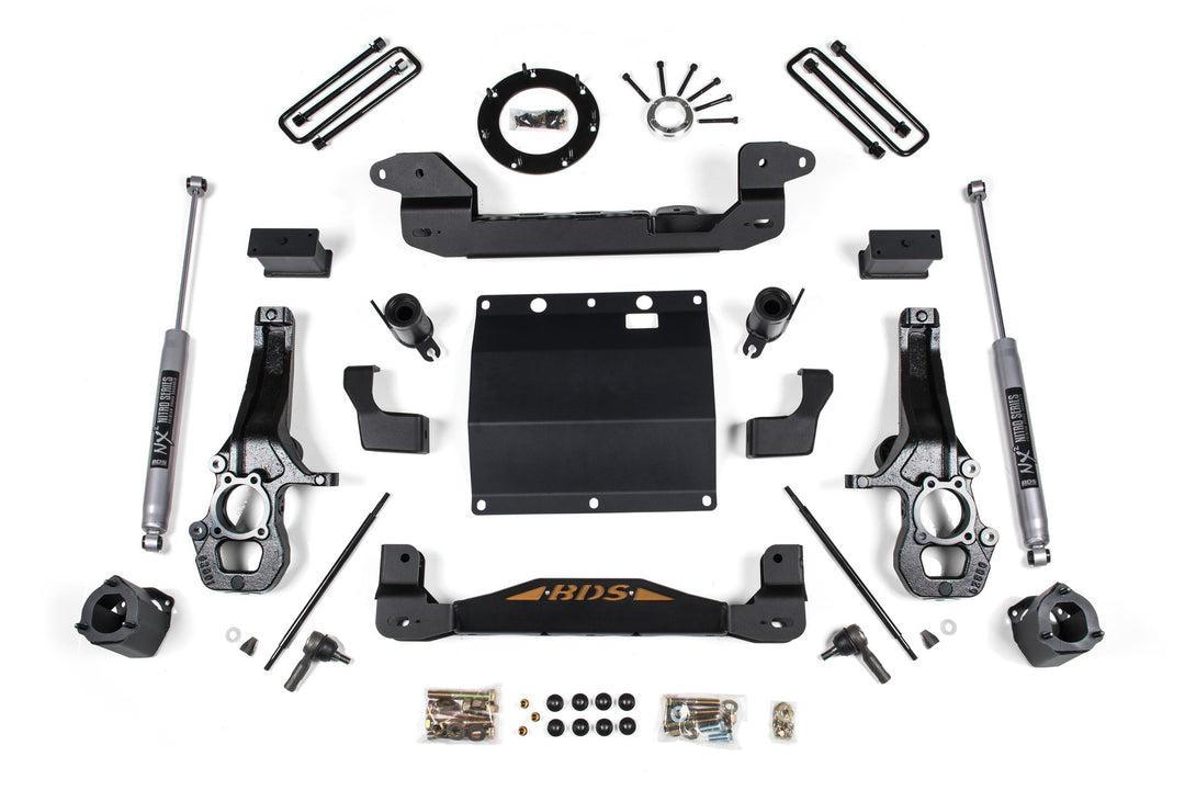 5.5 Inch Lift Kit Chevy Colorado or GMC Canyon 15-22 4WD Fox 2.0 Performance BDS722FS