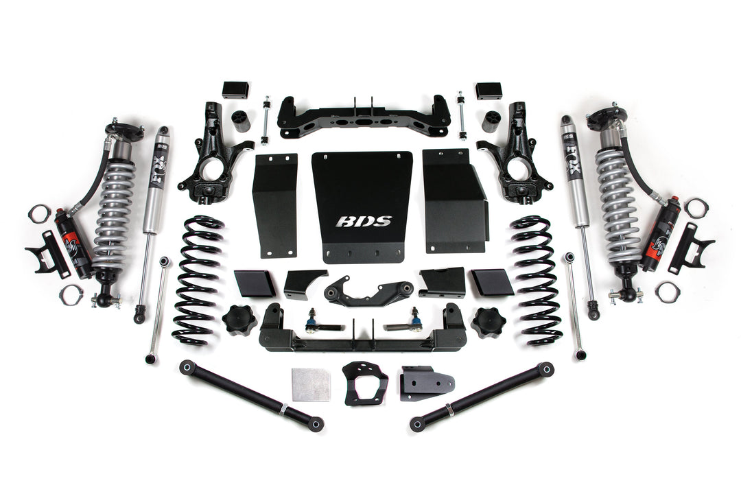 6 Inch Lift Kit FOX 2.5 Performance Elite Coil-Over Aluminum Stamped Steel 15-19 Suburban, Tahoe, Yukon/XL 1500 4WD