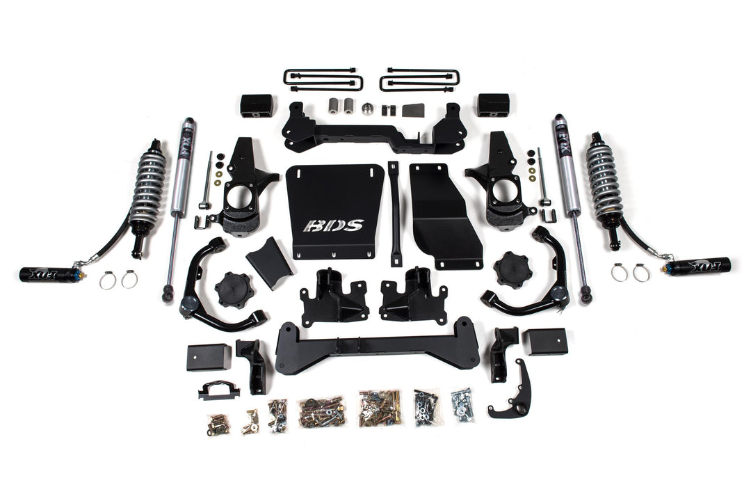 4.5 Inch Lift Kit FOX 2.5 Coil-Over Conversion Silverado/Sierra 2500HD/3500HD 01-10 Diesel Fox 2.5 Performance Shocks BDS740FDSC