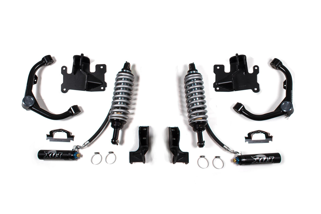 FOX 2.5 Coil-Over Conversion Upgrade 4.5 Inch Lift Factory Series Silverado/Sierra 2500HD/3500HD 01-10 4WD Fox 2.5 Performance Shocks Diesel Fox 2.5 Performance Shocks BDS742FDSC