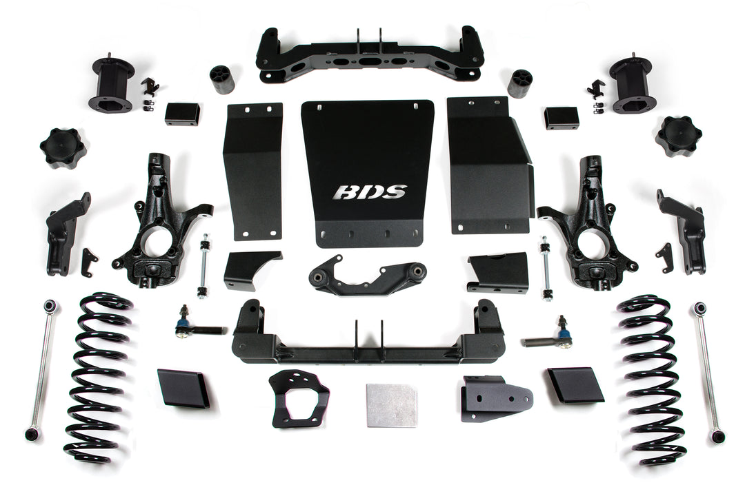 6 Inch Lift Kit Chevy/GMC Suburban Tahoe Yukon/XL 1500 15-19 4WD Magneride Equipped Cast Steel Control Arm