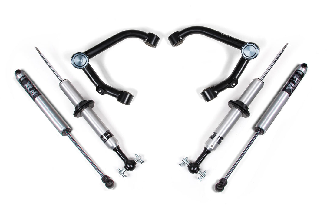 2 Inch Lift Kit FOX 2.0 Snap Ring Strut Silverado/Sierra 1500 14-18 4WD Cast Steel Control Arm Fox 2.0 Performance Shocks BDS757FSR