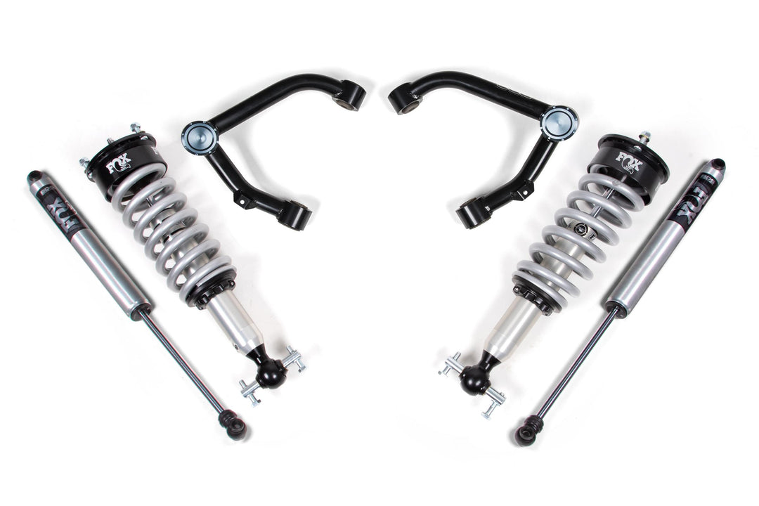 2 Inch Lift Kit FOX 2.0 Coil-Over Silverado/Sierra 1500 07-18 4WD Aluminum Stamped Steel BDS758FSL
