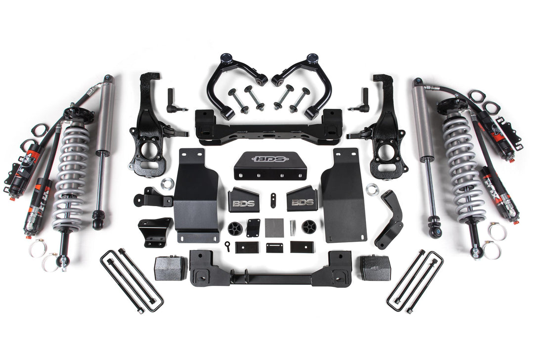 6 Inch Lift Kit FOX 2.5 Performance Elite Coil-Over Silverado/Sierra 1500 19-24 4WD Diesel Fox 2.5 Performance Elite BDS784FPE