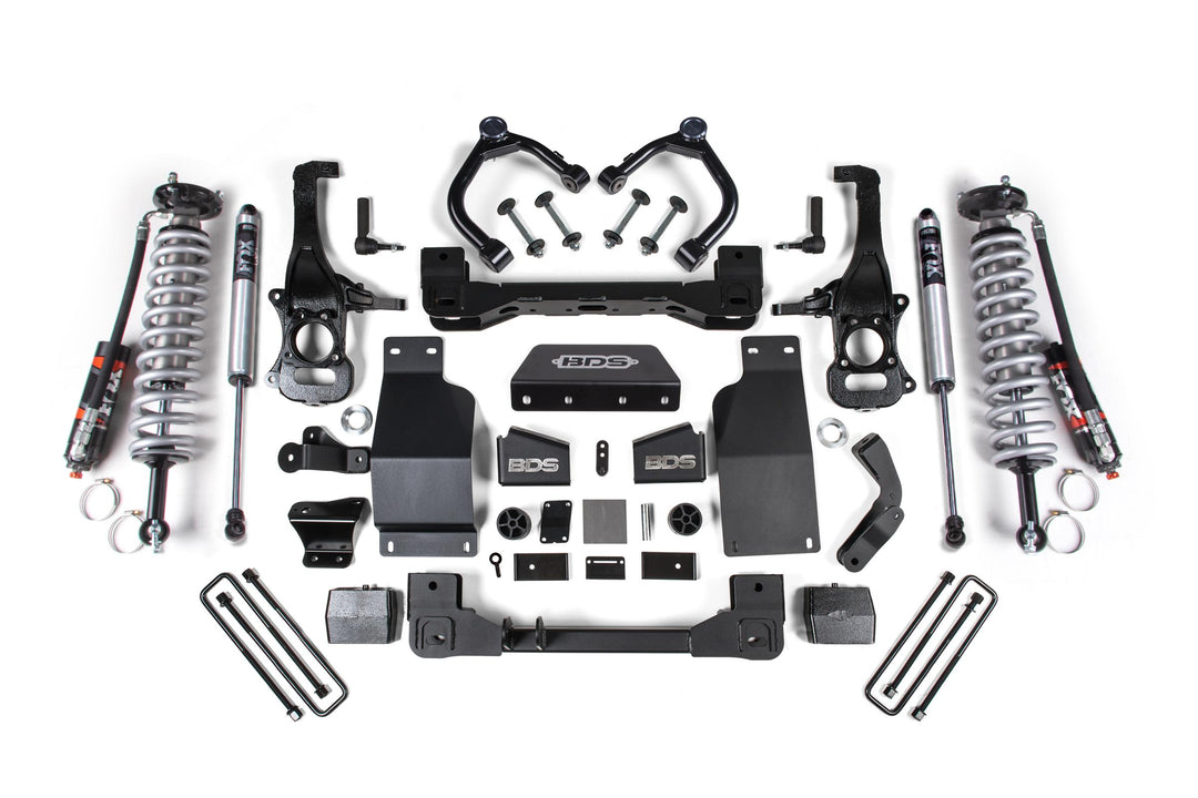 4 Inch Lift Kit FOX 2.5 Performance Elite Coil-Over Trail Boss or AT4 1500 20-24 4WD Diesel Fox 2.5 Performance Elite Shocks BDS786FPE