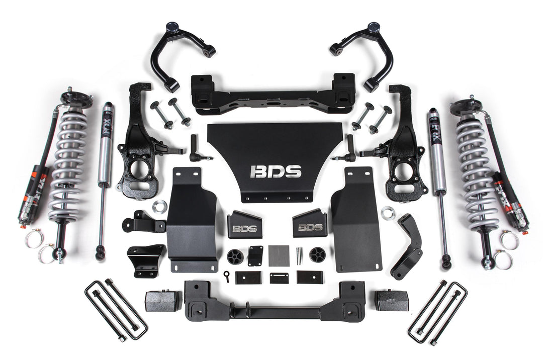 2.5 Inch Lift Kit FOX 2.5 Performance Elite Coil-Over Chevy Trail Boss or GMC AT4 1500 19-24 4WD Gas Fox 2.5 Performance Elite Shocks BDS787FPE