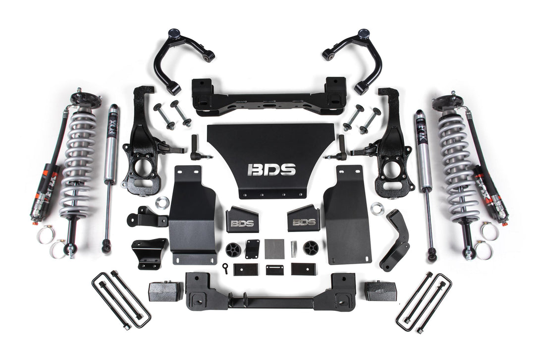 2.5 Inch Lift Kit FOX 2.5 Performance Elite Coil-Over Chevy Trail Boss or GMC AT4 1500 19-24 4WD Diesel Fox 2.5 Performance Elite Shocks  BDS788FPE