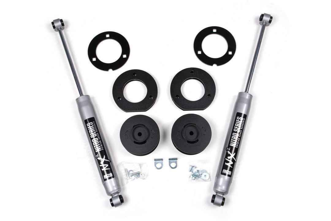 2 Inch Lift Kit Chevy/GMC Avalanche Suburban Tahoe Yukon/XL 1500 07-19 4WD Fox 2.0 Performance Shocks BDS791FS