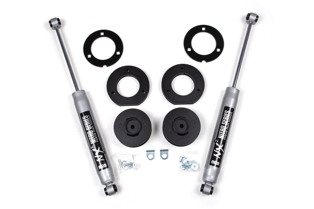 2 Inch Lift Kit Chevy/GMC Avalanche Suburban Tahoe Yukon/XL 1500 07-19 4WD NX2 Nitro Shocks