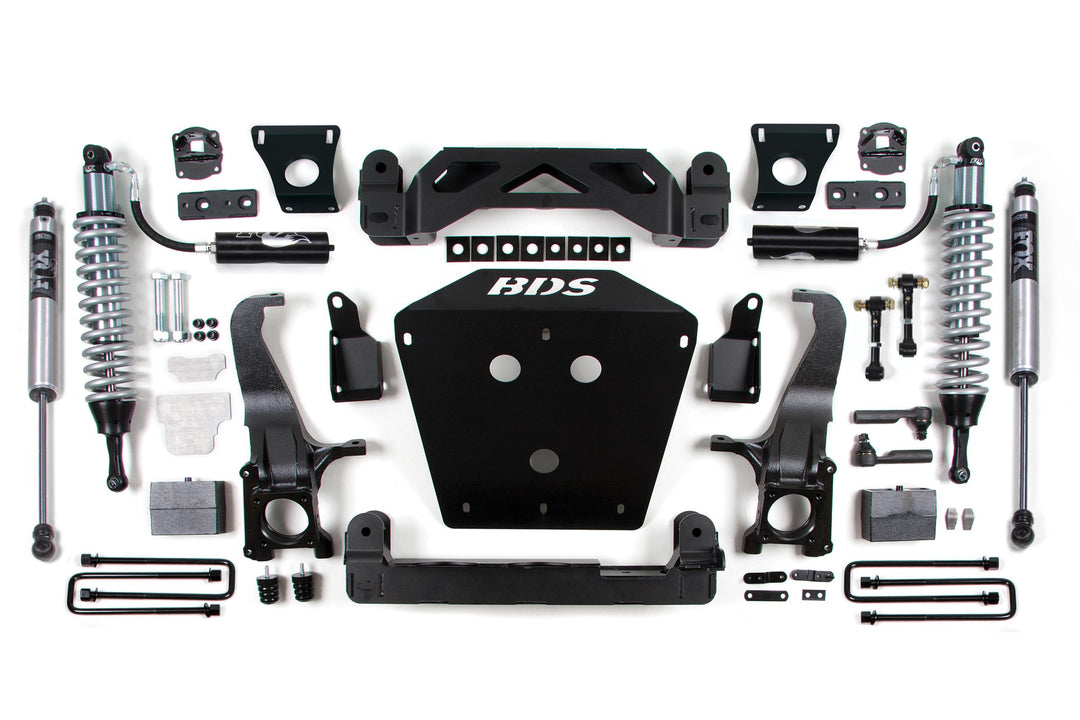 4.5 Inch Lift Kit FOX 2.5 Coil-Over Toyota Tundra 16-21 2/4WD Fox 2.5 Performance Shocks BDS819FDSC