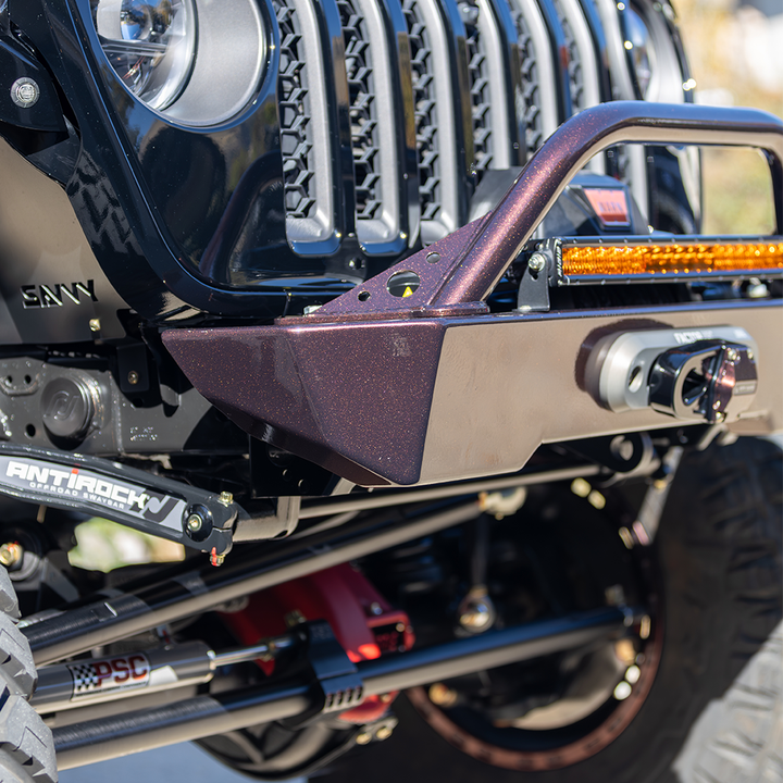 Savvy Front Bumper with Hoop (Aluminum Krawler Lite) - 2018-2026 Jeep JL/JLU/JT