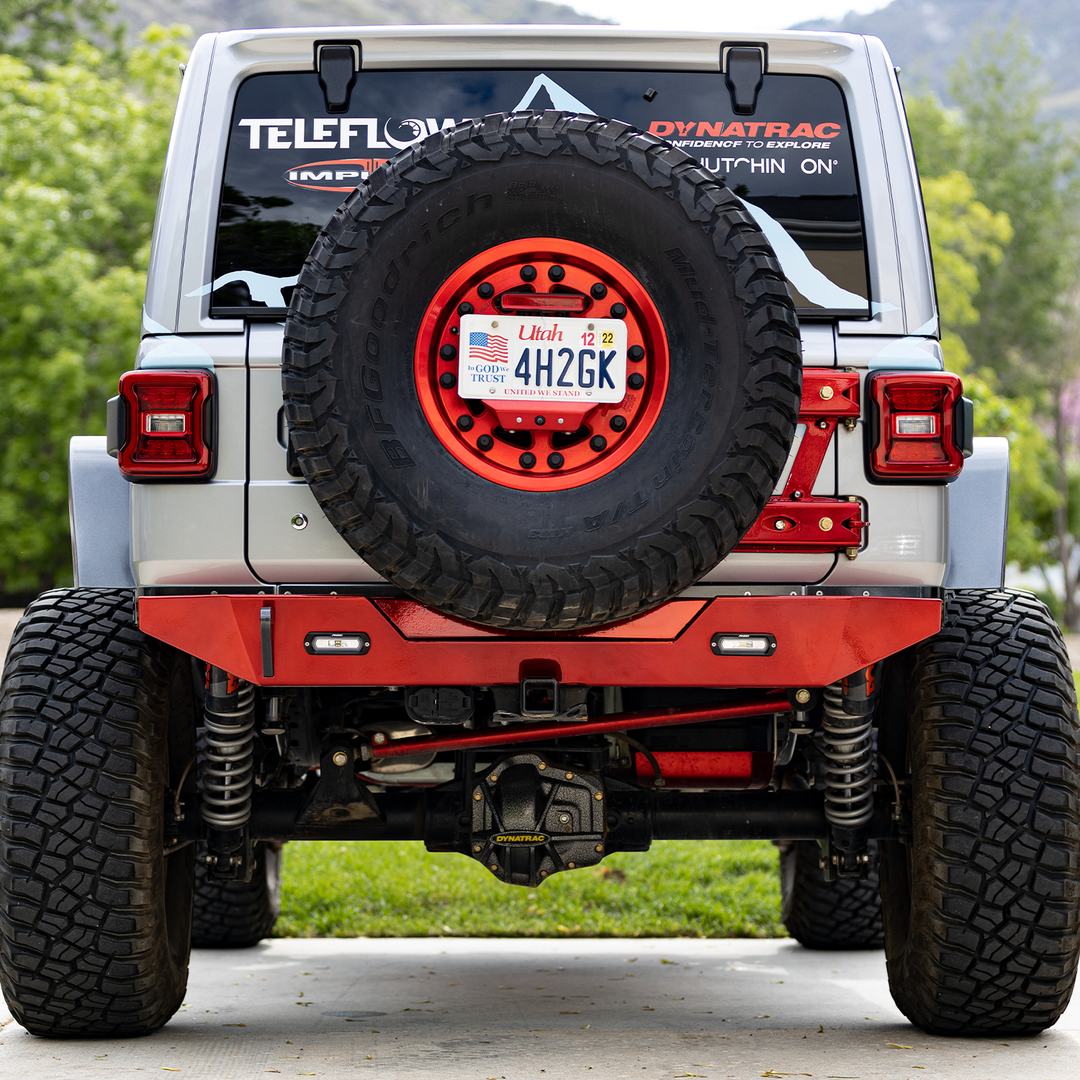 Savvy Rear Bumper Bolt On (Aluminum Krawler Lite) - 2018-2026 Jeep JL/JLU
