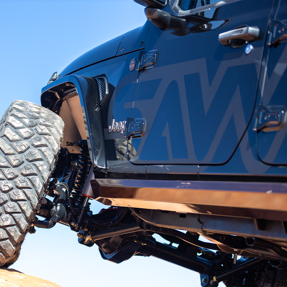 Savvy Rock Sliders Krawler Lite (Weld On) - 2018-2026 Jeep JLU