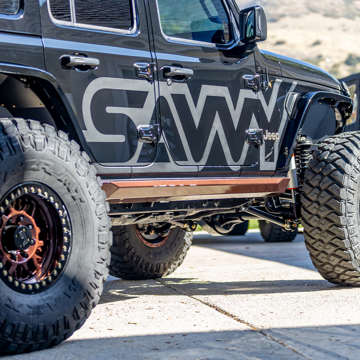 Savvy Rock Sliders Krawler Lite (Bolt On) - 2018-2026 Jeep JLU