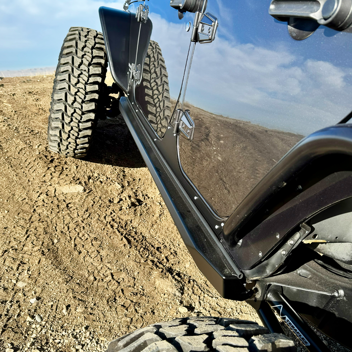 Savvy Rock Sliders Krawler Lite (Weld On) - 2007-2018 Jeep JKU