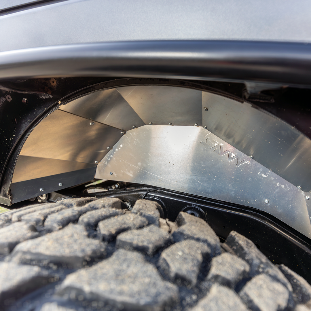 Savvy Rear Inner Fenders (High Clearance Aluminum) - 2007-2018 Jeep JK/JKU