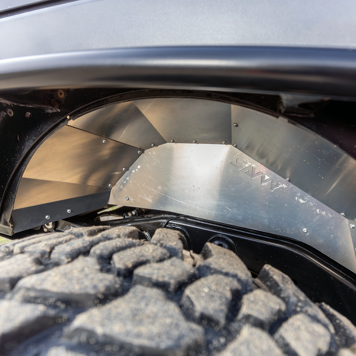 Savvy Rear Inner Fenders (High Clearance Aluminum) - 2007-2018 Jeep JK/JKU