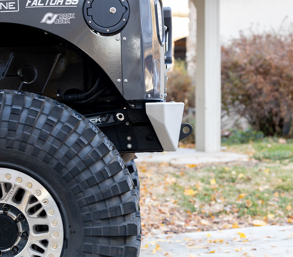 Savvy High Clearance Rear Bumper (Aluminum Krawler Lite) - 2007-2018 Jeep JK/JKU