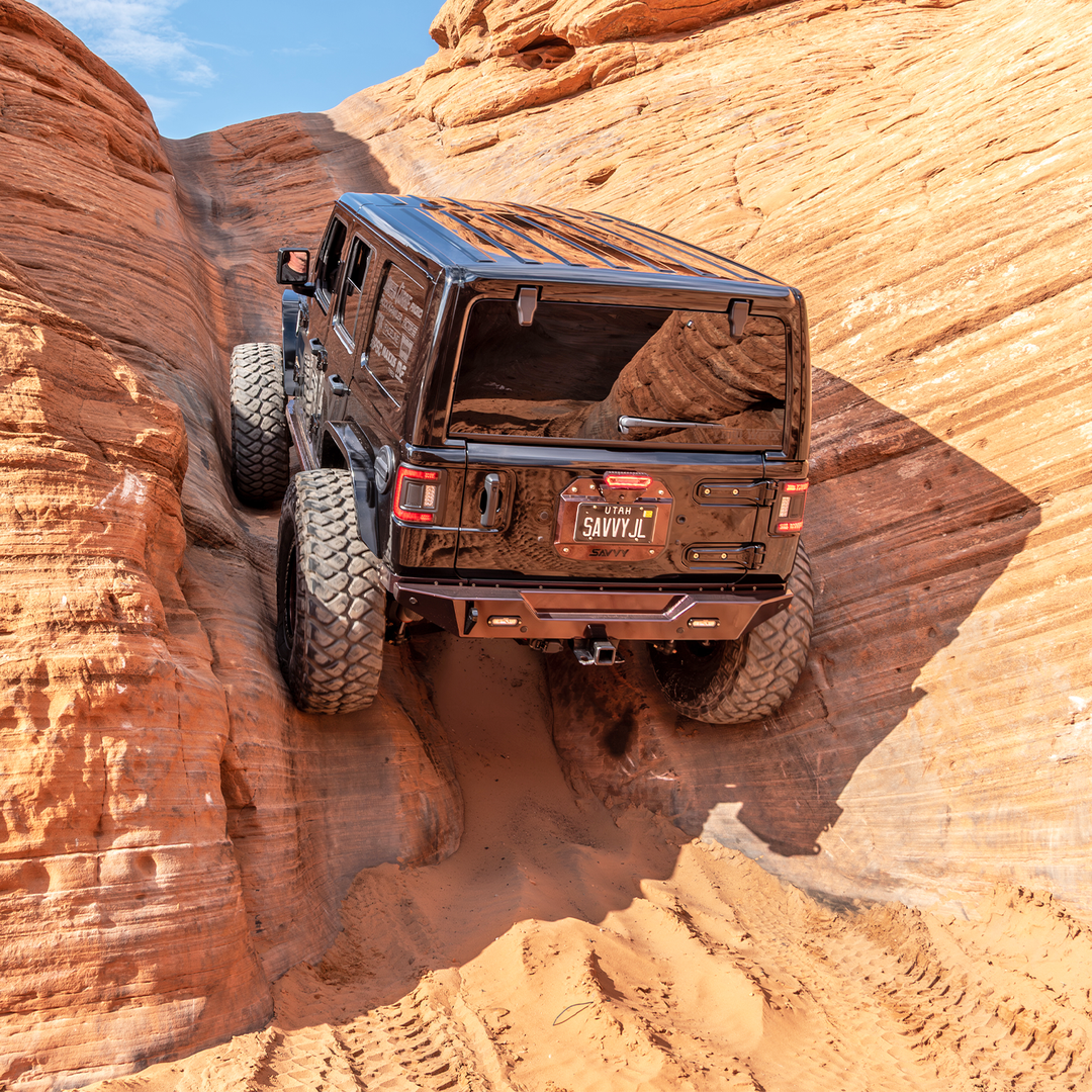 Savvy Rock Sliders Krawler Lite (Bolt On) - 2018-2026 Jeep JLU