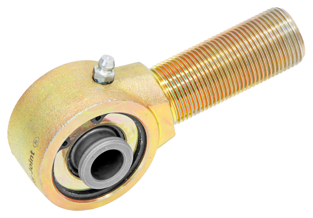 Narrow Forged Johnny Joint 2 Inch 1.800 Inch X 0.625 Inch Ball 1 Inch-14 Right Hand Threaded Shank Externally Greased Each