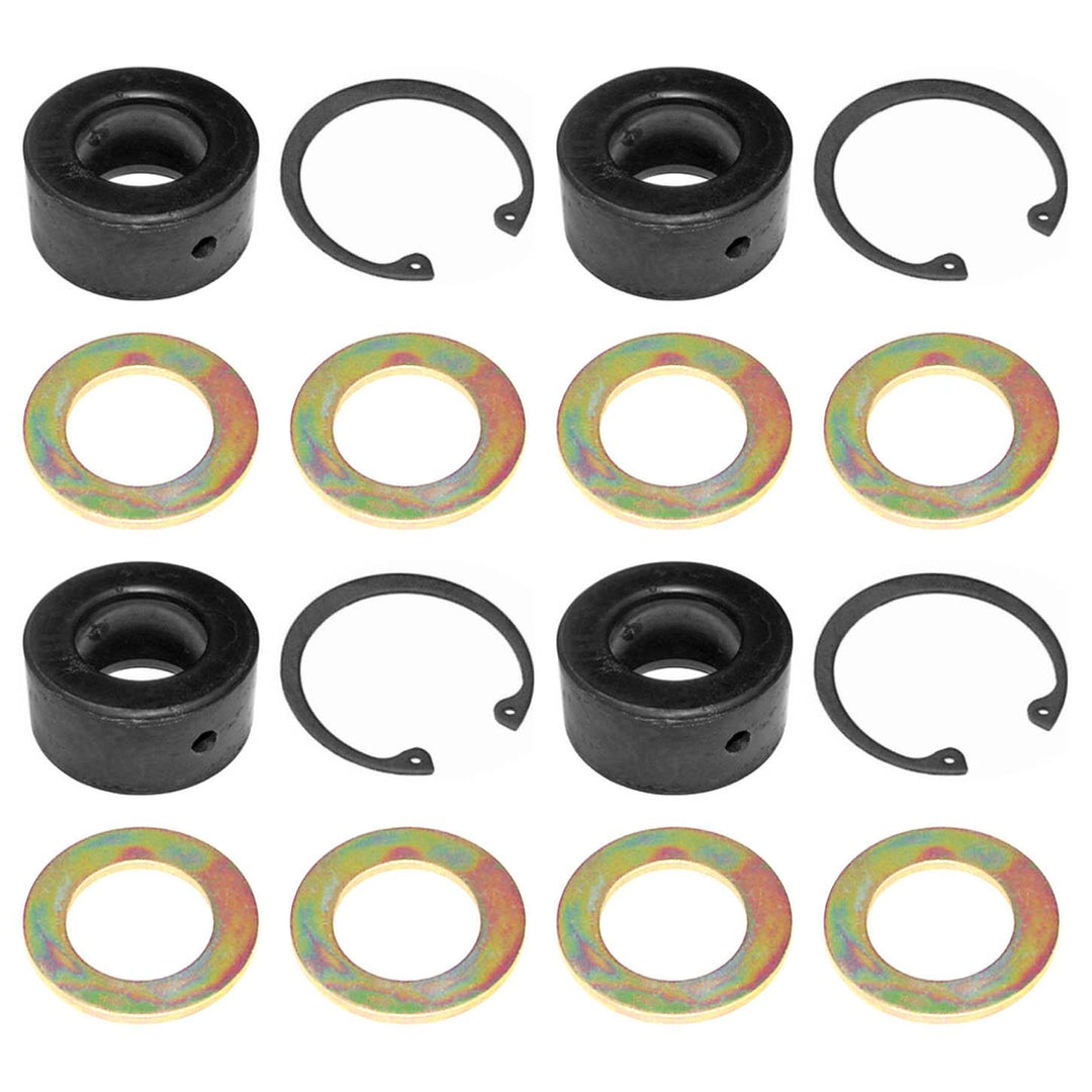 Johnny Joint Rebuild Kit Narrow 2 Inch 4-pack Incl. 4 Bushings 8 Side Washers 4 Snap Rings