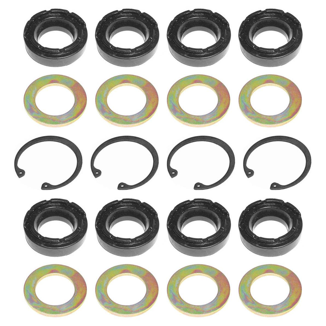 Johnny Joint Rebuild Kit 2 Inch 4-pack Incl. 8 Bushings 8 Side Washers 4 Snap Rings