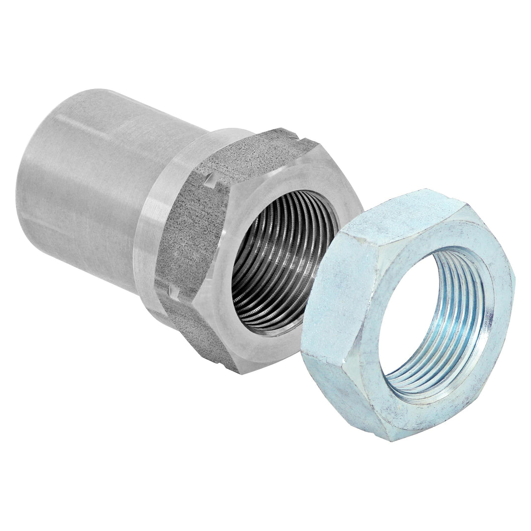 Threaded Bung With Jam Nut 1 1/4 Inch-12 Left Hand Thread Set