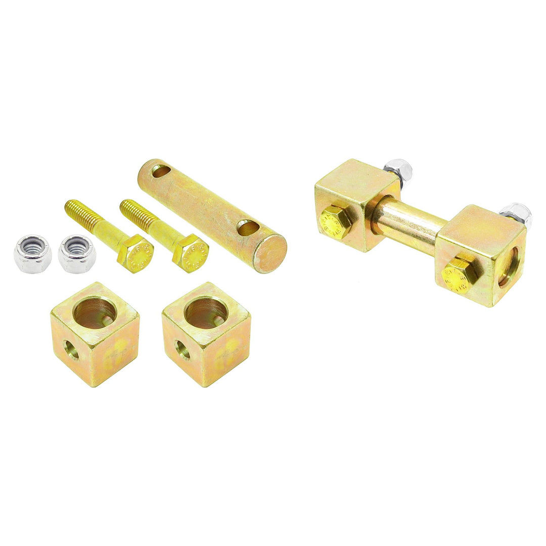 Shock Bar Pin Eliminator Kit 97-06 Wrangler TJ/LJ/XJ/MJ Front Pair