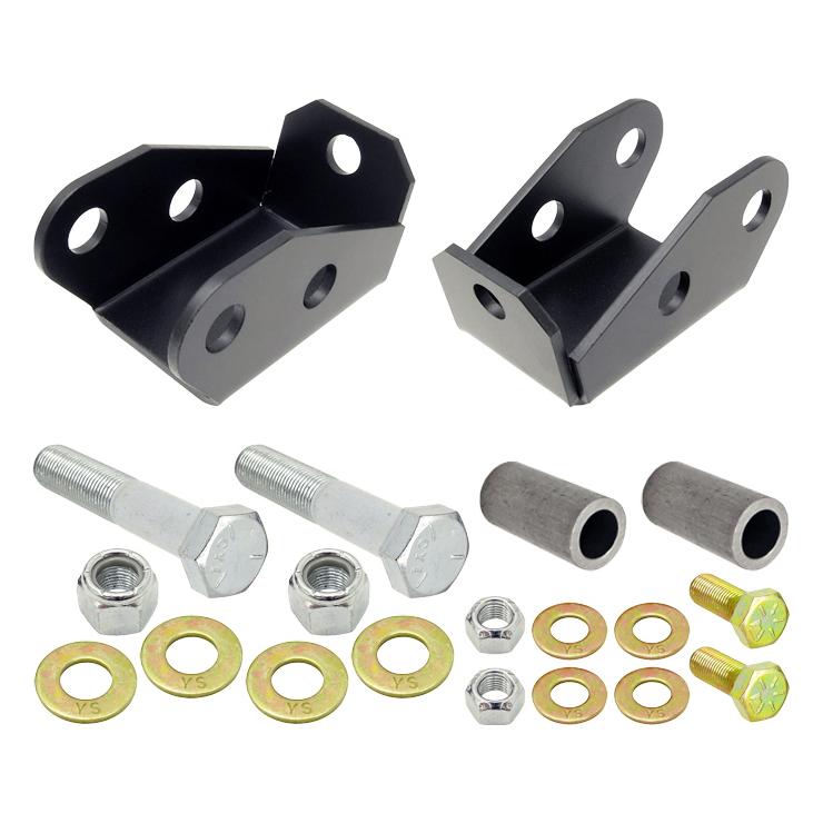 Shock Mount Extensions 97-06 Wrangler TJ and LJ Unlimited Rear Lower Includes Hardware Pair