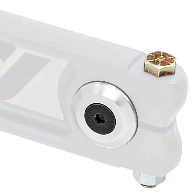 Antirock Sway Bar Arm Hardware Kit Tapered Aluminum Washers, Flat Head Allen Bolts, Pinch Bolt and Nut Set for 2 Arms