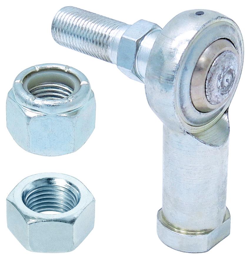 Antirock Sway Bar Heim Joint (1/2 Inch-20 Stud 1/2 Inch-20 Female RH Thread Incl. Nyloc Nut and Jam Nut)
