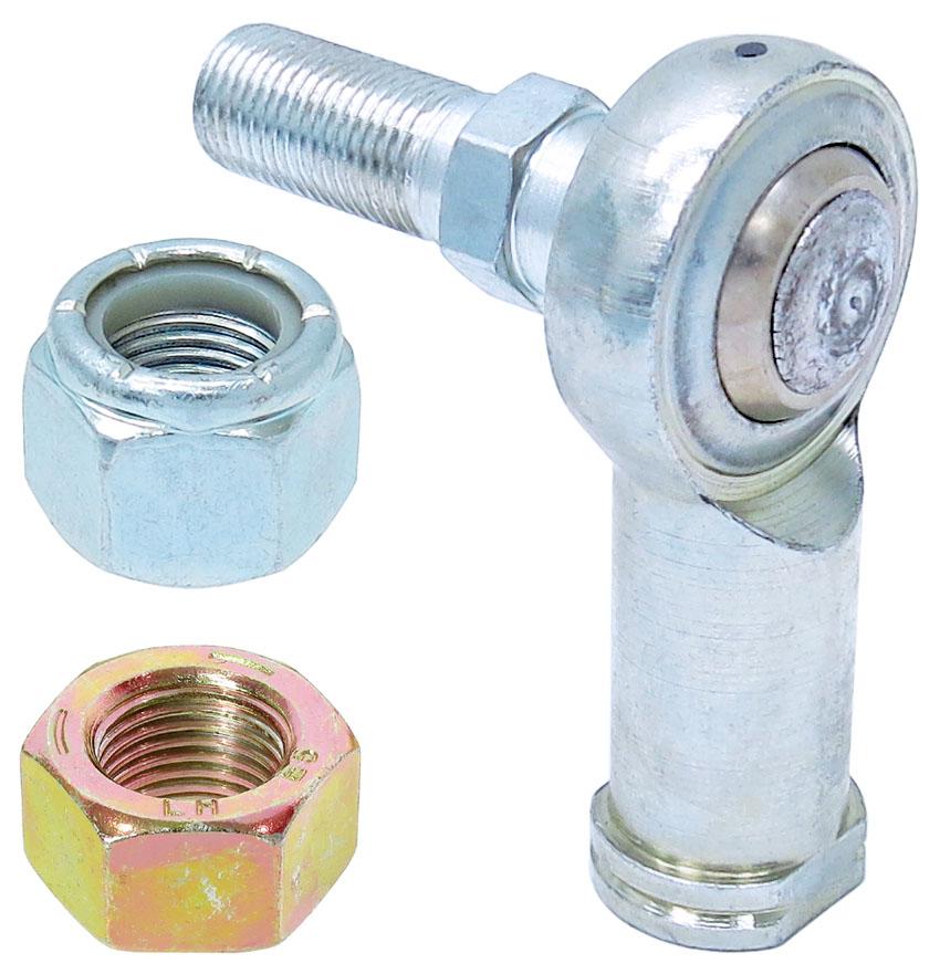 Antirock Sway Bar Heim Joint (1/2 Inch-20 Stud 1/2 Inch-20 Female LH Thread) Incl. Nyloc Nut and Jam Nut)
