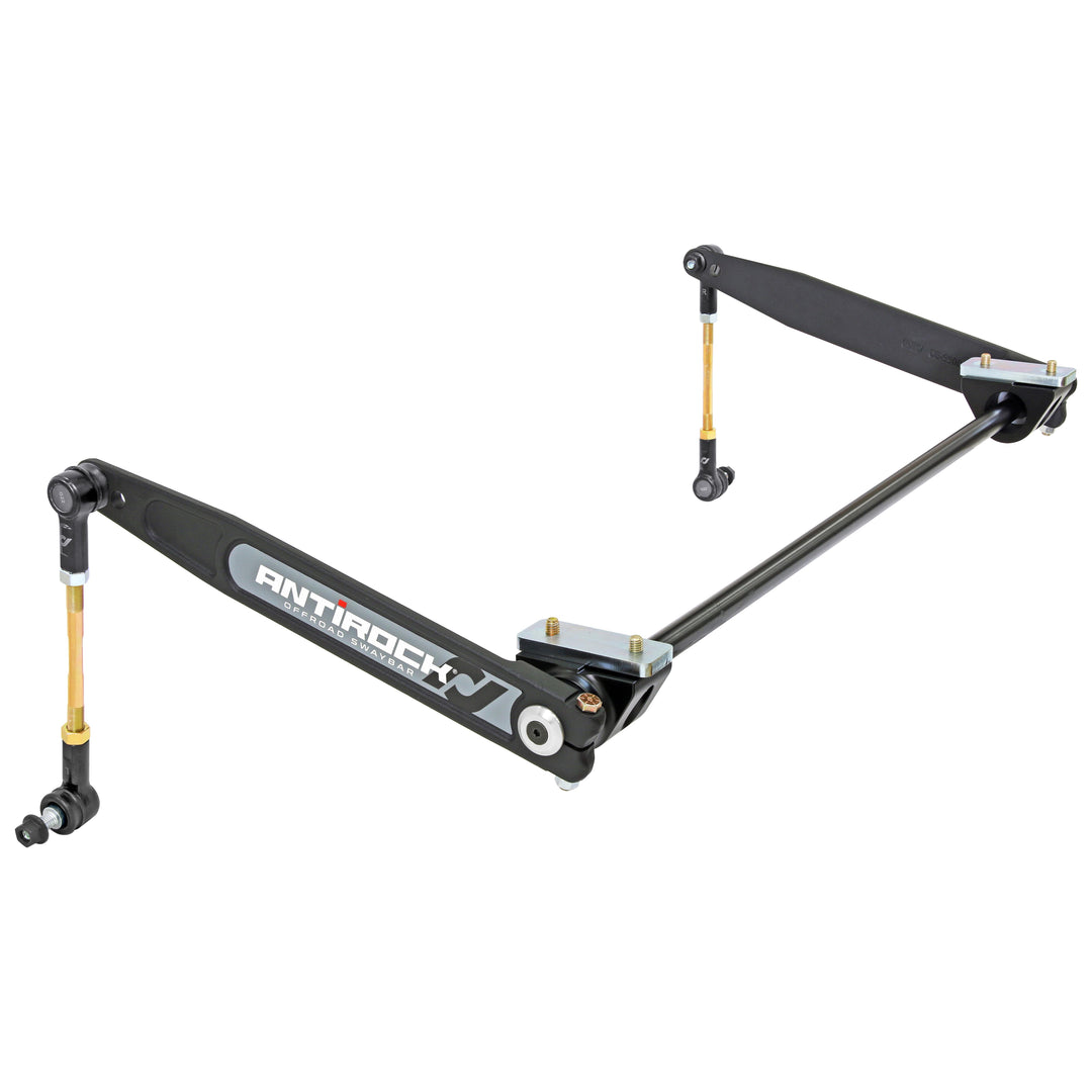 Antirock Sway Bar Kit 87-01 Cherokee XJ 86-92 Comanche MJ Front Bolt-On Aluminum Mounts 17 Inch Steel Arms