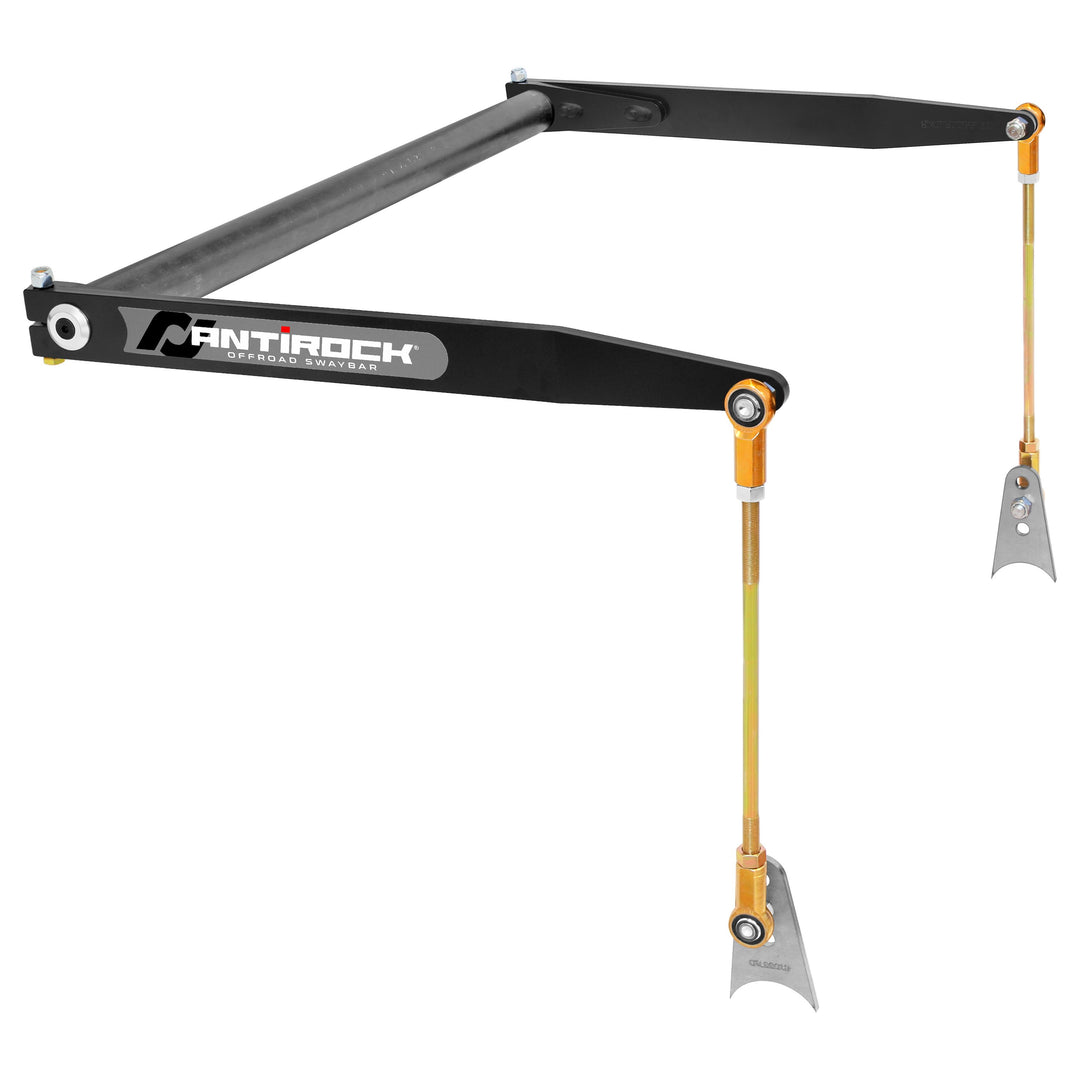 Antirock Sway Bar Kit Universal 50 Inch x 0.900 Inch Bar 21 Inch Steel Arms