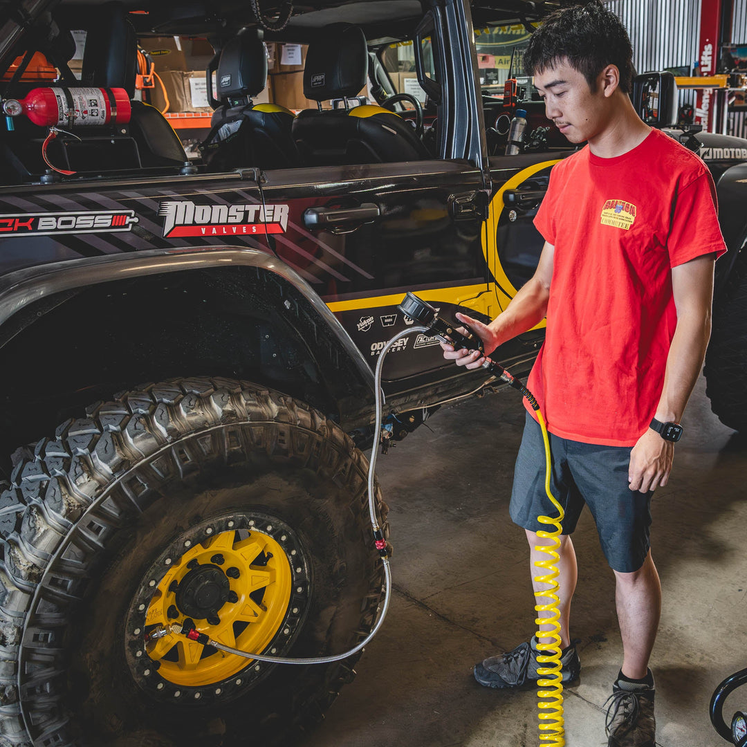 RED MOD - 2ft Hose Extension for "Stand Away Safety" - Ventoso™ RED - Skinny Pedal Racing