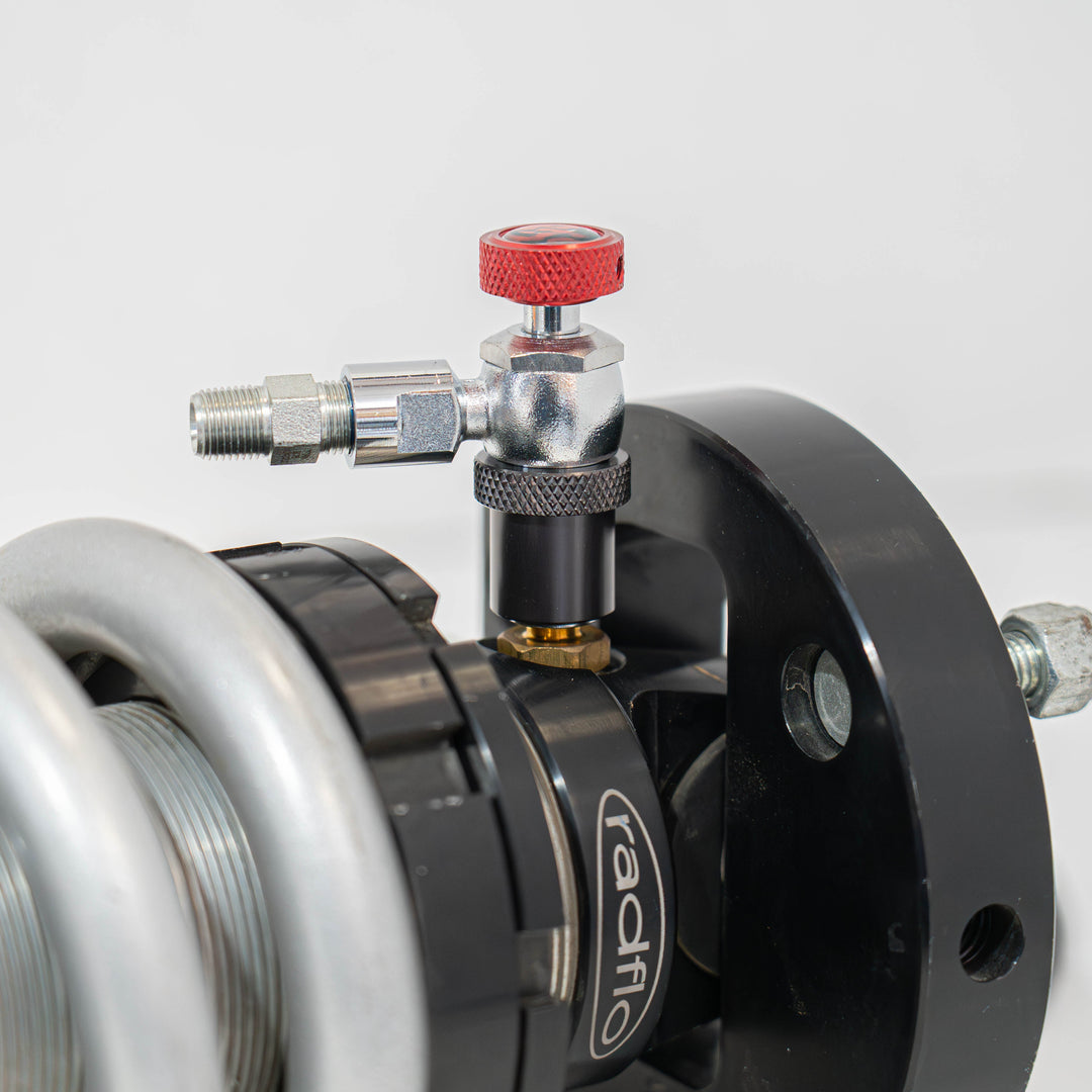 PT Shock Chuck™ Xtra Long - No Air Loss (NAL) Tire and Shock chuck - 1000 psi WP - Skinny Pedal Racing