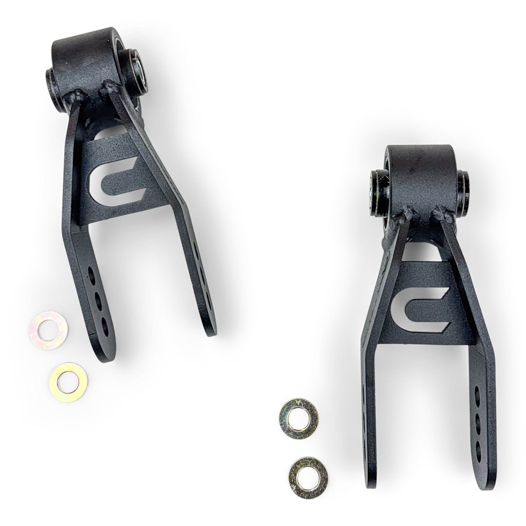Clayton Off Road Jeep Cherokee Adjustable Rear Shackles 1984-2001 XJ