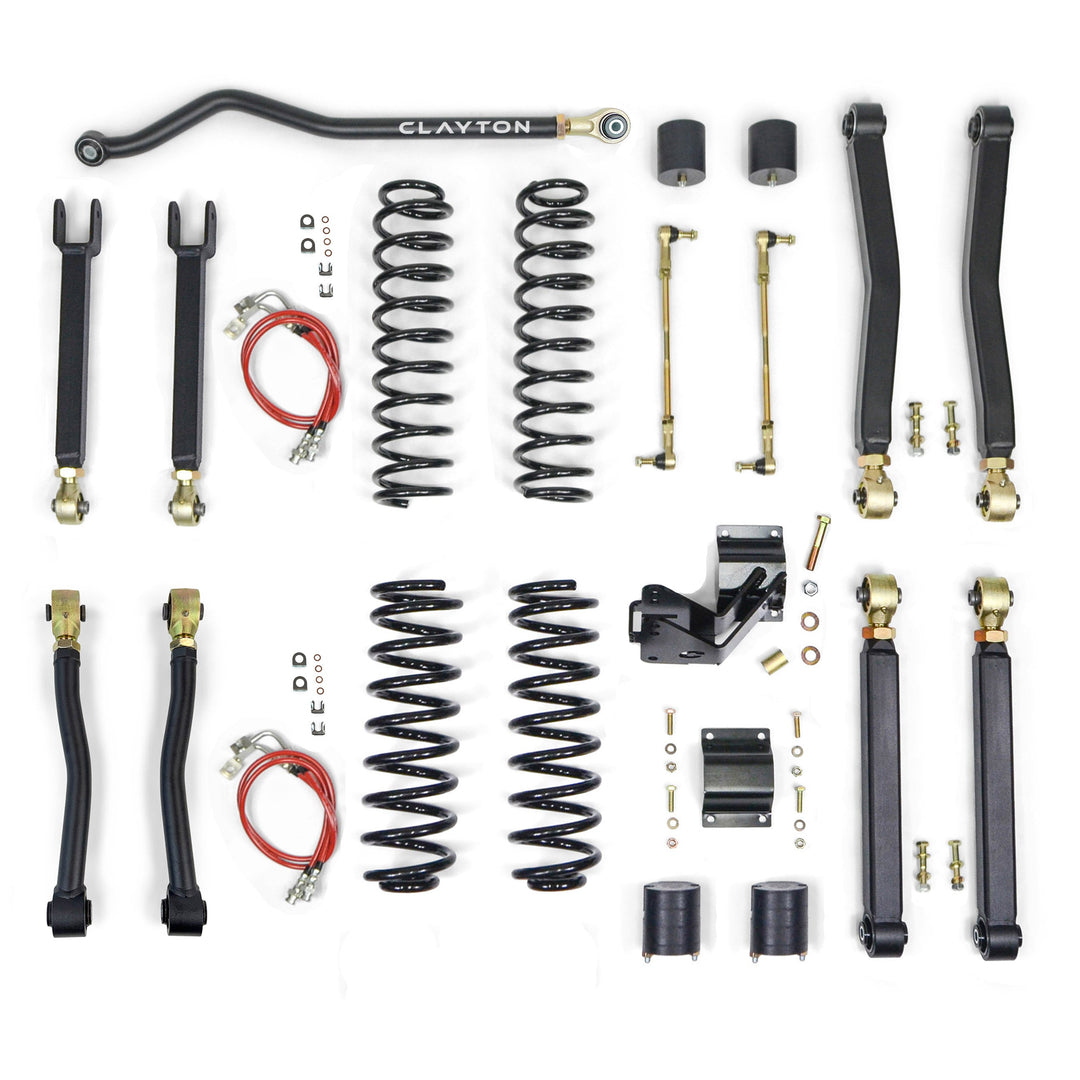 Clayton Off Road Jeep Wrangler 4.5 Inch Premium Lift Kit 2007-2018 JK