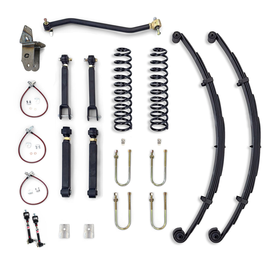 Clayton Off Road Jeep Cherokee 4.5 Inch Overland Plus Short Arm Lift Kit 1984-2001 XJ