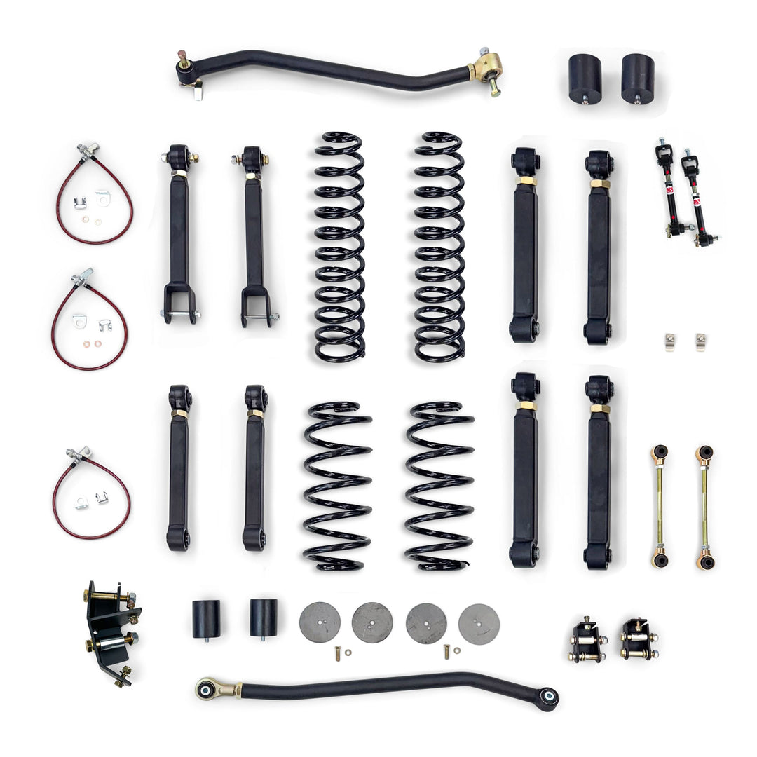 Clayton Off Road Jeep Wrangler 4.0 Inch Overland Plus Short Arm Lift Kit 1997-2006 TJ/LJ