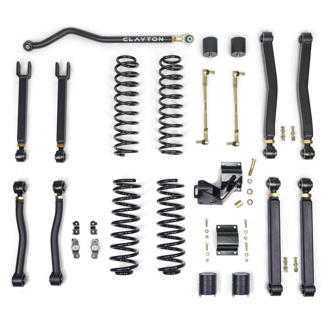 Clayton Off Road Jeep Wrangler 4.5 Inch Overland Plus Lift Kit 2007-2018 JK