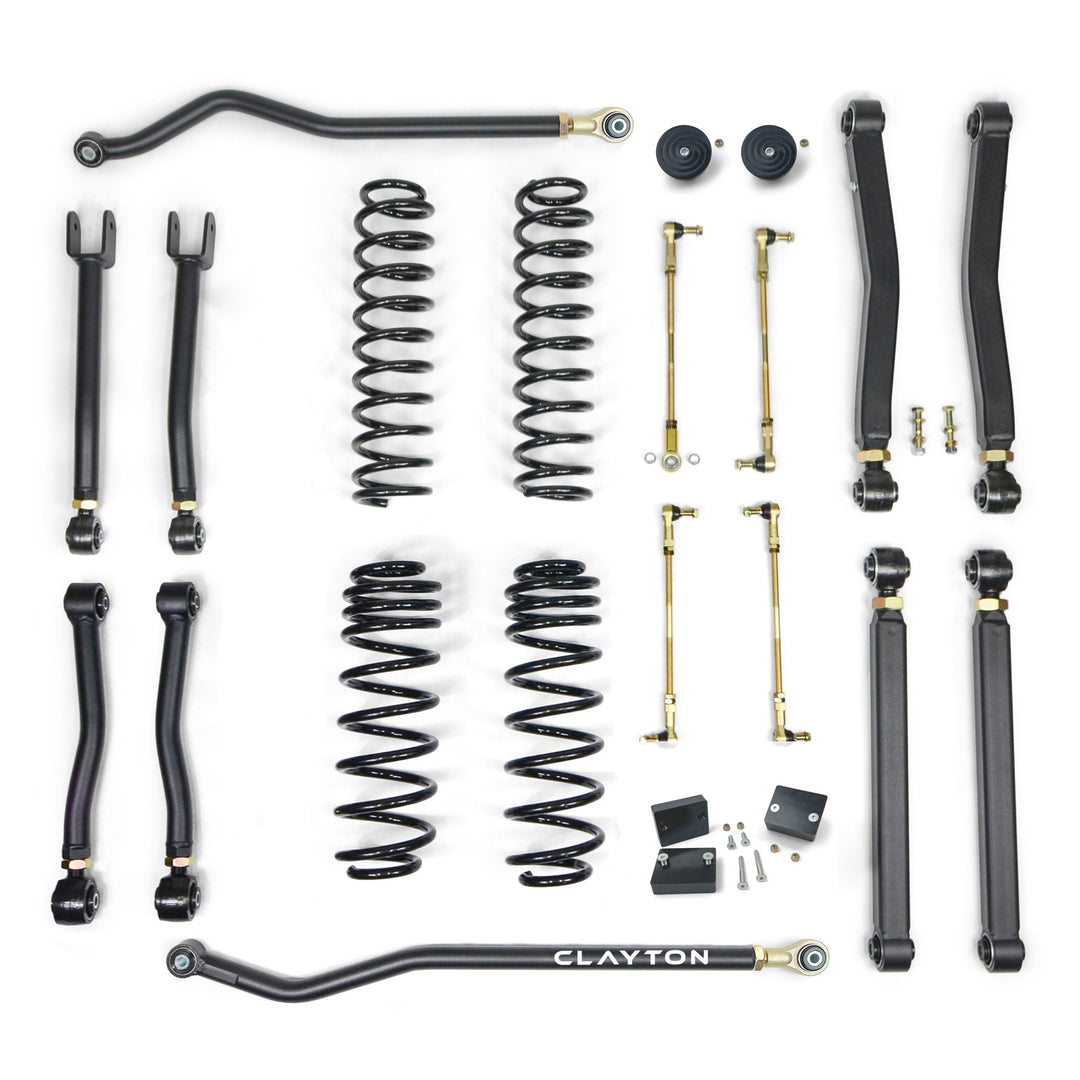 Clayton Off Road Jeep Wrangler Diesel 1.5 Inch Overland Plus Lift Kit 2020-2023 JL