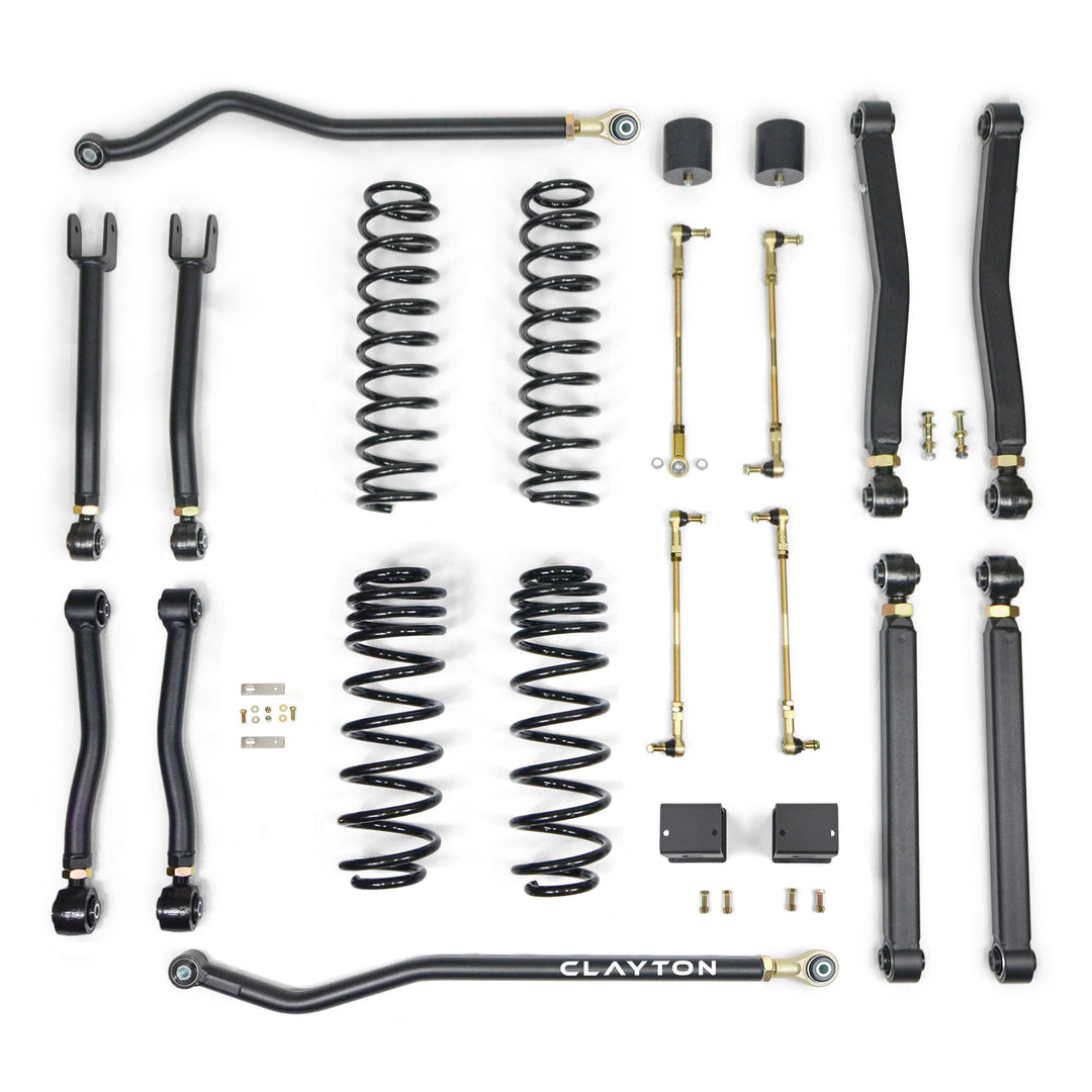 Clayton Off Road Jeep Wrangler 4XE 3.5 Inch Overland Plus Lift Kit 2021+ JL