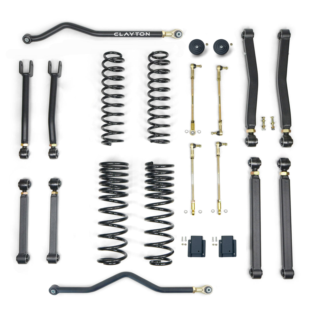 Clayton Off Road Jeep Gladiator 1.5 Inch Overland Plus Lift Kit 2020+ JT