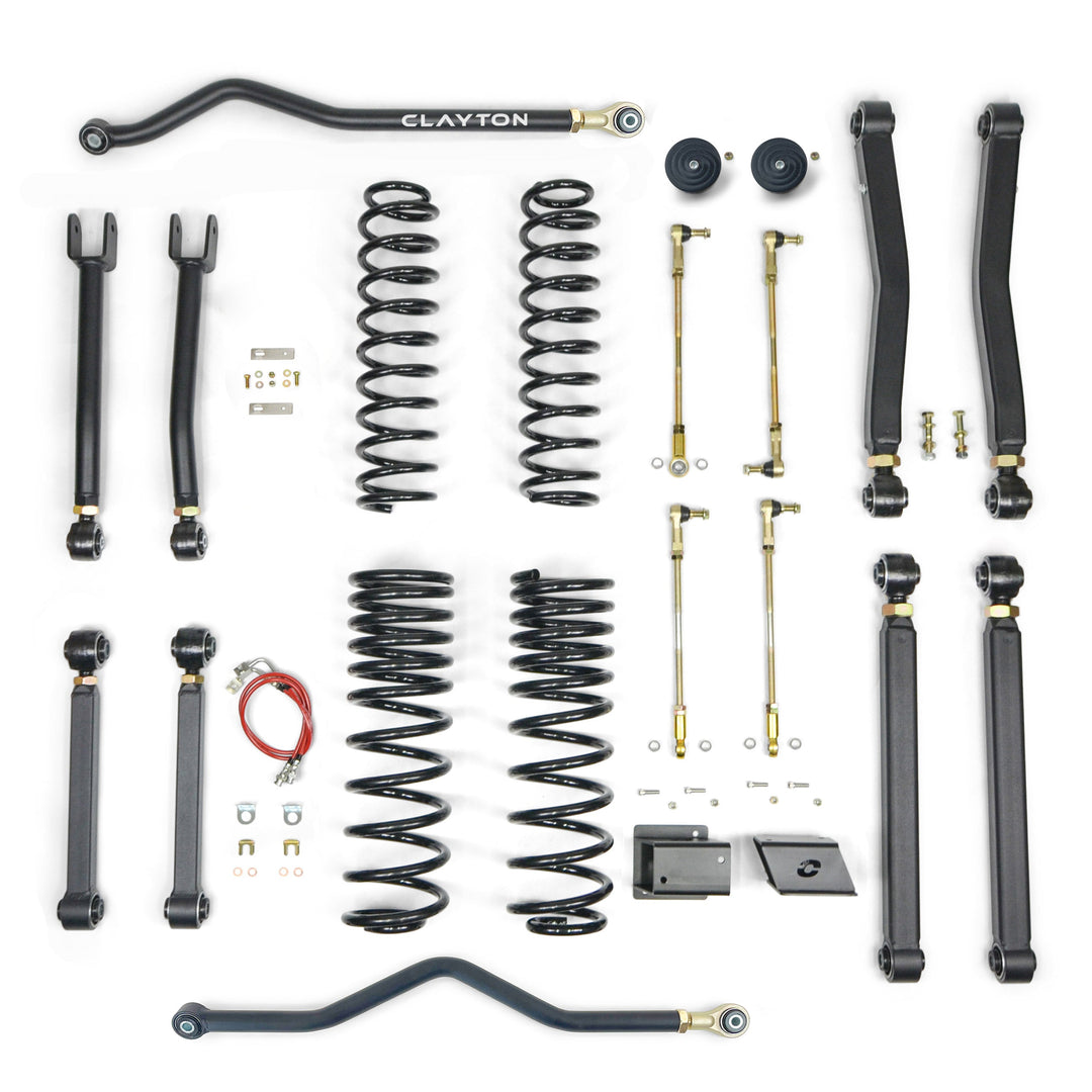 Clayton Off Road Jeep Gladiator Diesel 3.5 Inch Overland Plus Lift Kit 2021-2023 JT