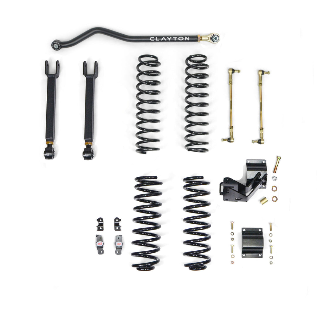 Clayton Off Road Jeep Wrangler 3.5 Inch Ride Right+ Lift Kit 2007-2018 JK 4 Door